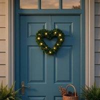 Garden Greatness Solar Hanging Topiary Heart Light | Size: 1 Pack