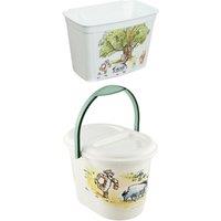 Keeeper Winnie The Pooh Hanging Organizer Box 4 Litre & Nappy Bin with Lid & Handle