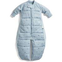 ergoPouch 100% GOTS Winter Long Sleeved 2 in 1 Sleeping Suit Bag - 3.5 TOG Blue in Light Blue | Size: 2-4 Years