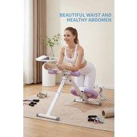 Living and Home Foldable Ab Machine for Stomach Workout with LED Display Home Gym