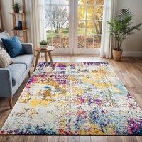 Livabliss Sunderland Abstract Modern Marble Living Dining Bedroom Rug | Size: 200 cm x 275 cm