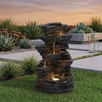 Garden Greatness Lunaria Rockery Solar Water Feature | Size: 1 Pack