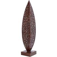 Libra Interiors Rustica Leaf Outdoor Sculpture in Bronze