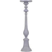 Libra Interiors Van Dyk Grey Stonewash Pillar Holder Large