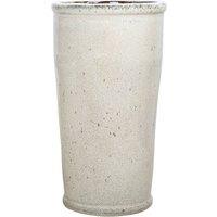 Libra Interiors Malmo Glazed Tall Planter in Grey