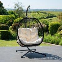 Artemis Home Hebden Garden Hanging Egg Chair in White