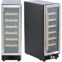 SIA 59L Undercounter Wine Cooler Fridge - WC30SS in Silver