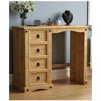 Home Discount Vida Designs Corona Dressing Table MDF 840 x 1000 x 450 mm in Brown