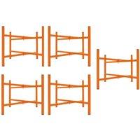 Monstershop Mortar Board Stands x 5 - 500mm High in Orange