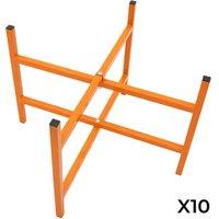 Monstershop Mortar Board Stands x 10 - 500mm High in Orange