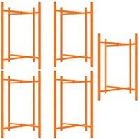 Monstershop Mortar Board Stands x 5 - 750mm High in Orange