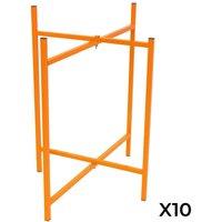 Monstershop Mortar Board Stands x 10 - 750mm High in Orange