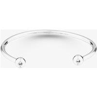 T.H.Baker Sterling Silver 40x50mm Torque Bangle S8023 | Size: Small