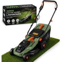 Pelle & Sol 1600W Corded Electric Lawn Mower with Foldable Handle & 42L Collector