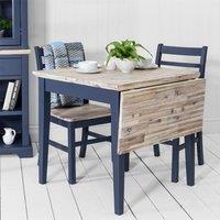 Statement Furniture Florence Square Extendable Kitchen Dining Table in Navy