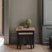 Statement Furniture Florence Nest of 2 Side Tables/Lamp Tables in Navy