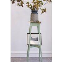 Statement Furniture Florence Plant Stand - Wooden Plant Holder, 80cm Tall in Light Green