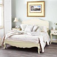 Statement Furniture Juliette French Style 6ft Super King Bed with Wooden Headboard in Ivory