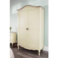Statement Furniture Juliette Double Wardrobe. French Style 2 Door Wardrobe in Ivory