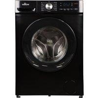 Willow 7kg Washing Machine 1200 Spin, Front Loading, 16 Washing Programmes in Black