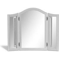 Statement Furniture Romance 3-Way Dressing Table Mirror in Light Grey