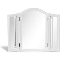 Statement Furniture Romance 3-Way Dressing Table Mirror in Cool White