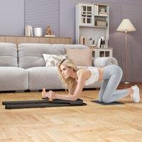 SPORTNOW Pilates Board, Portable Pilates Reformer Machine for Home Gym in Black