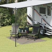 Berkfield Home Tent Accessory Light Grey Polyester 250 x 200 cm Water-resistant