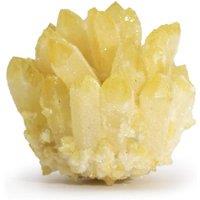 KDMD Yellow Ghost Quartz Natural Quartz Cluster Crystal Decor
