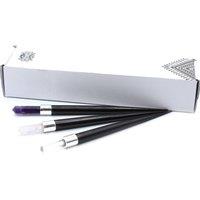 KDMD Handcrafted Crystal Healing Wand Rose Quartz Amethyst Rock Quartz in Purple