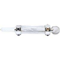 KDMD Rock Quartz Hexagonal Crystal Healing Wand 12 cm in White