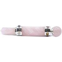 KDMD Rose Quartz Hexagonal Healing Wand 12cm for Love & Balance in Pink