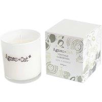 KDMD Agnes & Cat Vintage Gardenia Soy Votive Candle with Lid in White