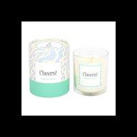 KDMD Cheers Congratulations Champagne Fizz Candle Toast to Success in White