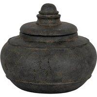 KDMD Dusk Medium Pot With Lid Storage & Display in Black