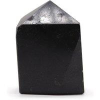 KDMD Indian Tourmaline Gemstone Point Approx 6cm 0 5kg Polished in Black