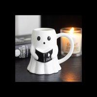 KDMD Ghost Stories Reading Companion Ceramic Hot Drink Mug in White