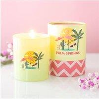 KDMD Palm Springs Pink Grapefruit Scented Candle 28 Hour in Lemon