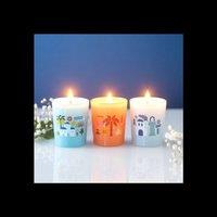 KDMD Scents of Europe Travel Scented Candle Trio Amalfi Ibiza Santorini