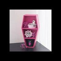 KDMD Dramatic Hot Pink Coffin Shelf Storage for Trinkets