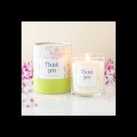 KDMD Thank You Spicy Margarita Candle Gift for Teachers & Friends in White