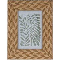 KDMD Nord Freestanding 4x6 Photo Frame with Clean Nordic Design in Brown