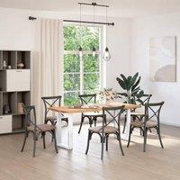 Berkfield Home Coffee Table Legs U-Shaped 2 pcs White 50x(72-73) cm Steel
