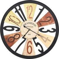 Berkfield Home Wall Clock Metal 60 cm Multicolour