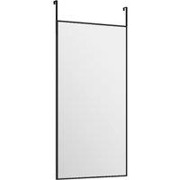 Berkfield Home Classic Door Mirror Black 30x60 cm Glass & Aluminium