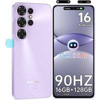 OUKITEL C26 Mobile Phone Android 16, 24+128GB 6.63 HD 90Hz 5150mAh Gemina AI in Purple