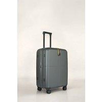 JLY Premium Medium Expandable 100% Makrolon PC Hard Shell Suitcase in Dark Green
