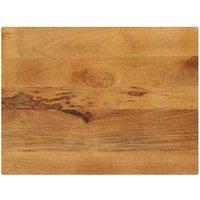 Berkfield Home Table Top 70x60x2.5 cm Rectangular Solid Wood Mango in Brown