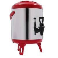Nordara 6L Thermal Insulated Stainless Steel Hot Water Dispenser in Red