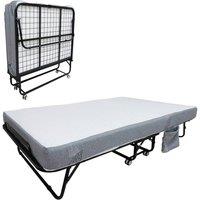 VOGREX 75" x 31" Foldable Bed Memory Foam Mattress Guest in Grey